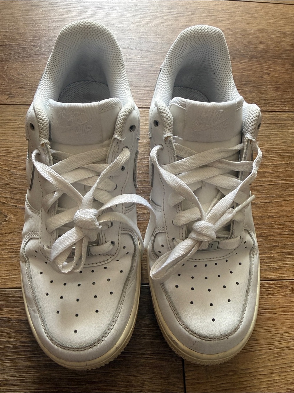 Nike All-White Low Top Sneakers Size 6.5 woman